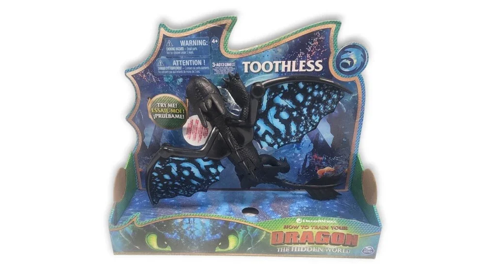 New 2019 DreamWorks How To Train Your Dragon: The Hidden World Deluxe Toothless